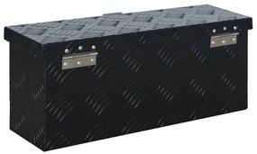 Κουτί Αποθήκευσης Μαύρο 485 x 140 x 200 χιλ. Αλουμινίου - Μαύρο