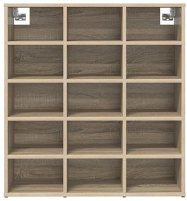 vidaXL Παπουτσοθήκη με ράφι Sonoma Δρυς 77.5 x 30 x 83.5 εκ.