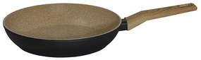 Τηγάνι Αντικολλητικό Earth 01-10140 28cm Beige-Grey Estia 28cm Aluminium
