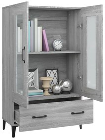 vidaXL Ντουλάπα Γκρι Sonoma 70 x 31 x 115 εκ. από Επεξεργασμένο Ξύλο