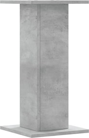 vidaXL Βάσεις Φυτών 2 τεμ. Γκρι Σκυρ. 30x30x60 εκ. Επεξεργασμένο Ξύλο