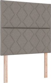 vidaXL Κεφαλάρι Taupe 100 cm ύφασμα
