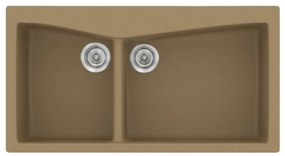 Sanitec Classic 326 Metallic Coffee Ένθετος Νεροχύτης