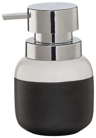 Dispenser Δοχείο Κρεμοσάπουνου Πορσελάνης 360ml Επικαθήμενο 100x100xH143mm Sealskin Sphere Black 362310219