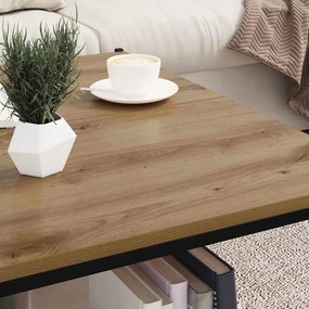 vidaXL Ράφι Βιβλίων 4 pcs Καφέ 80 x 40 x 1,5 cm Επεξεργασμένο ξύλο