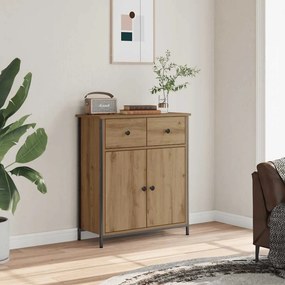 vidaXL Ντουλάπι Αρτισιανή Δρυς 70 x 30 x 80 εκ. από Επεξεργ. Ξύλο