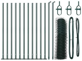 vidaXL Στύλος Περιφράξεων Πράσινο 25 x 0,4 m (36 mm πλέγμα)