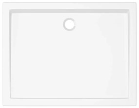 vidaXL Βάση Ντουζιέρας Ορθογώνια Λευκή 80 x 100 εκ. από ABS