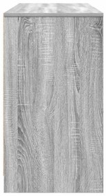 Γραφείο Γκρι Sonoma 120x42x76 εκ. από Επεξεργασμένο Ξύλο - Γκρι