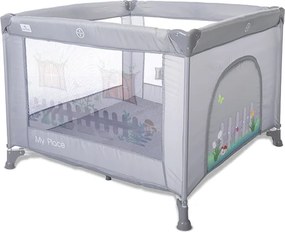 PLAYPEN MY PLACE WITH ROOF GREY