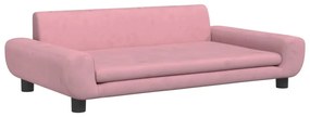 Κρεβάτι Σκύλου Ροζ 100 x 54 x 33 εκ. Βελούδινο - Ροζ