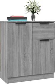 vidaXL Ντουλάπι 2 τεμ. Γκρι Sonoma 60x30x70 εκ. από Επεξεργασμένο Ξύλο