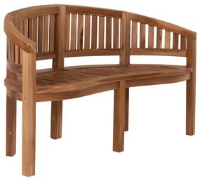 BENCH 2-SEATER CAPO  TEAK WOOD IN NATURAL COLOR 149x59x86Hcm.