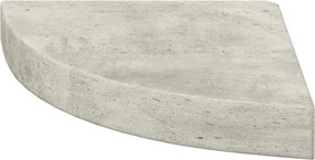 vidaXL Ράφια Τοίχου Γωνιακά 4 τεμ. Δρυς/Λευκό 25 x 25 x 3,8 εκ από MDF