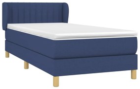 ΚΡΕΒΑΤΙ BOXSPRING ΜΕ ΣΤΡΩΜΑ ΜΠΛΕ 100 X 200 ΕΚ. ΥΦΑΣΜΑΤΙΝΟ 3126947