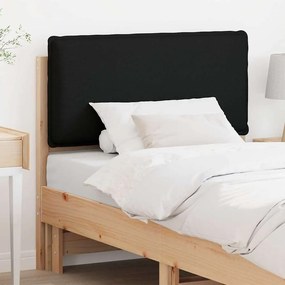 vidaXL Ταπετσαρισμένο κεφαλάρι με κεφαλάρι Φυσικό και Μαύρο 80 cm