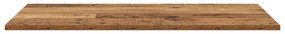 vidaXL Δίσκος Βιβλιοθήκης 4 pcs Καφέ 100 x 40 x 1.5 εκ. Μοριοσανίδα