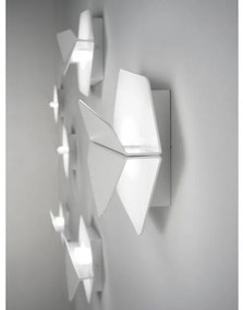 Απλίκα Φωτιστικό Τοίχου LED 8W 2700K Μέταλλο Dolomite W1 Prandina -1D03000113001-Λευκό 1D03000113001
