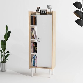 Ντουλάπι Δρυς / Λευκό FLARI 50x30x140