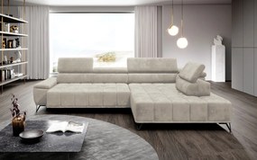 Γωνιακός καναπές Priscilla-Δεξιά-Leuko