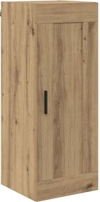 vidaXL Highboard Artisan Oak 34,5 x 34 x 180 εκ. Επεξεργασμένο ξύλο