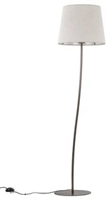 Επιδαπέδιο Φωτιστικό 1xE27 Ύφασμα Nicola TK Lighting-16028-Καφέ 16028