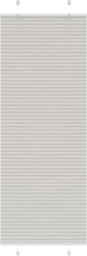 vidaXL Πλισέ περσίδα ανοιχτό γκρι 75x200 cm Πλάτος υφάσματος 74,4 cm