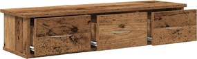 vidaXL Ντουλάπι Τοίχου Όψη Παλαιού Ξύλου 88x26x18,5 εκ
