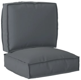 vidaXL Σετ Μαξιλαριών Πάγου 2 pcs Ανθρακί 50 x 50 x 12 cm