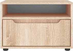 vidaXL ντουλάπι τηλεόρασης VISNES Δρυς Sonoma 60x40x38 cm