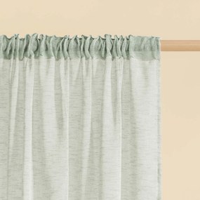 Κουρτίνα (140x270) Με Τρέσα Easy Home Harmonica Green