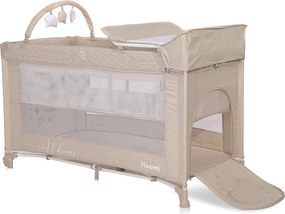 BABY COT NOEMI 2 LAYERS PLUS FOG BEIGE STAR