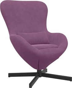 vidaXL Κάθισμα-αυγό Μοβ 63 x 73 x 90 εκ Βελούδο