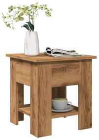 Τραπεζάκι σαλονιού Artisan Oak 40x40x42 cm Κατασκευασμένο ξύλο - Καφέ