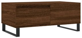 vidaXL Τραπεζάκι Σαλονιού Καφέ Δρυς 90x50x36,5 εκ. Επεξεργασμ. Ξύλο