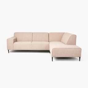 Γωνιακός καναπές JACK, ρόζ 262x86x198cm-Δεξιά γωνία-LET1112
