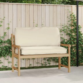 vidaXL Μαξιλάρι Ύφασμα Όξφορντ Κρεμ 120 x 50 x 12 εκ.