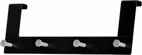 Κρεμάστρα Πόρτας 4 Θέσεων Grekon 304 Black