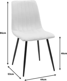 Τραπεζαρία Balou-Noor pakoworld σετ 5τεμ MDF μαύρο-μπεζ Φ120x73εκ