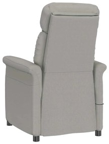 vidaXL Καρέκλα μασάζ Ανοιχτό γκρι 70.5 x 96.5 x 95 cm Πολυεστέρας