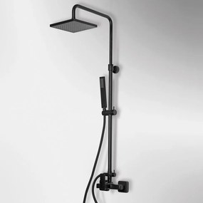 Κολώνα ντους Eurorama Quadra -Μαύρο Ματ