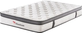 ΣΤΡΩΜΑ ΔΙΠΛΟ SILENTIUM HM749.04 POCKET SPRINGS--ΛΕΥΚΟ 140x200x30Υεκ.