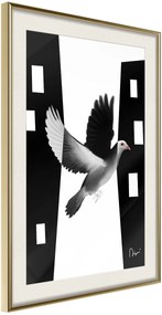 Αφίσα - Caught in Flight - 40x60 - Χρυσό - Με πασπαρτού