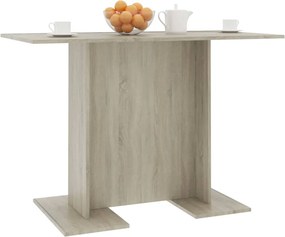 vidaXL Τραπεζαρία Sonoma Δρυς 110 x 60 x 75 εκ. από Επεξ. Ξύλο