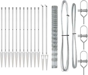 vidaXL Στύλος Περιφράξεων Γαλβανισμένο 25 x 1,6 μ Ατσάλι