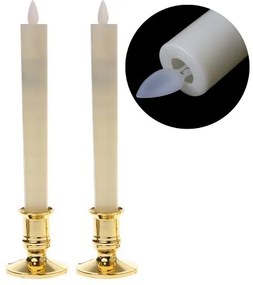 LED διακοσμητικά κεριά μπαταρίας 2 τμχ A809