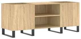 vidaXL Δισκοθήκη Sonoma Δρυς 121 x 38 x 48 εκ. από Επεξεργασμένο Ξύλο