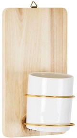Κασπώ Ikaria 20472 Φ13x23cm Multi-Gold GloboStar Ceramic,Wood