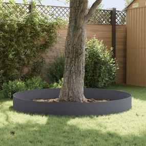 VidaXL Περίγραμμα γκαζόν 10 τμχ. 100 x 22 εκ Steel Ανθρακί