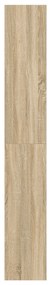 vidaXL Βιβλιοθήκη Sonoma Oak Sonoma Oak Επεξεργασμένο ξύλο